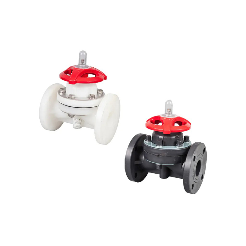 Membranventiler med flange
